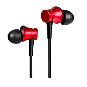 Super-Shop wired in ear headphones with Mic/ One button multi function Remote light weight & Comfortable fit