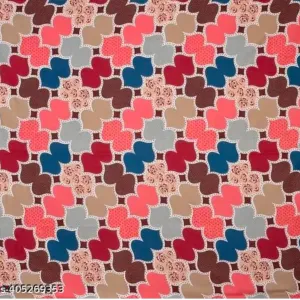 Homdazal Microfibre Abstract Queen Bedsheet Multicolor Vibrant