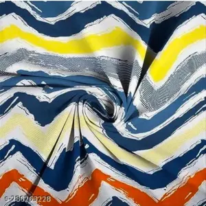 Homdazal Microfibre Abstract Queen Bedsheet Multicolor Style