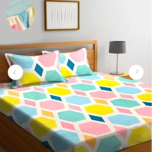 Homdazal Microfibre Abstract Queen Bedsh...