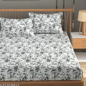 Homdazal Microfibre Abstract Queen Bedsheet Multicolor Pattern