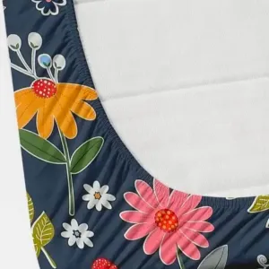 Homdazal Microfibre Abstract Queen Bedsheet Multicolor Gradient