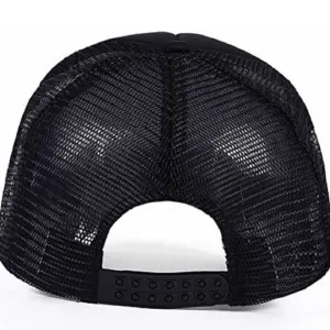 Plain Mesh Black Caps And Hats For Men Trucker Style Head Wear