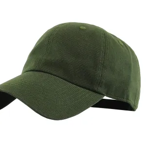 Plain Solid Olive Green Caps And Hats For Men Trucker Style Head Wear
