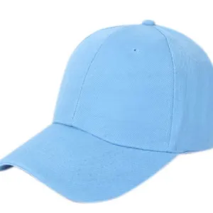 Plain Solid Blue Caps And Hats For Men T...
