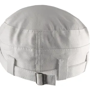 Short Visor Captain Style Golf Caps For Men White  Color