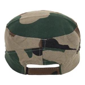 Short Visor Captain Style Golf Caps For Men Army Camouflage Color