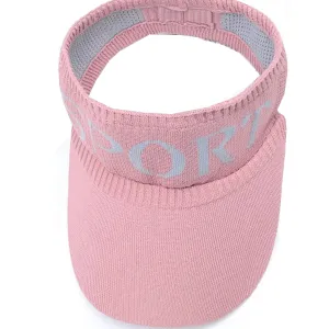 Tennis Golf Half Visor Hats And Caps For Men Pink Color