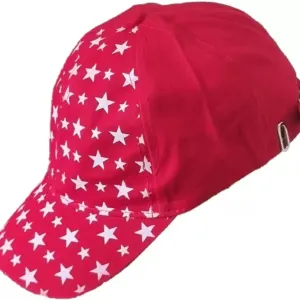 Star Pattren Red And White Color Sports...