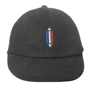 Cotton Short News Boys Style Golf Caps Black Color