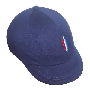 Cotton Short News Boys Style Golf Caps Dark Blue Color