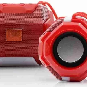 Wireless Bluetooth Speaker with Mic, FM Radio, AUX/USB/TF Support & 6Hrs Playtime – Hands-Free Calling & Rechargeable Battery