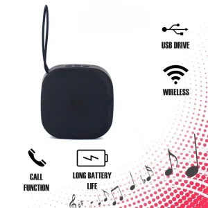 Stylish Portable Bluetooth Speaker with Carry Strap – Compact Design, Big Sound