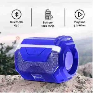 Wireless Bluetooth Speaker with Mic, FM...