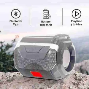 Wireless Bluetooth Speaker with Mic, FM...