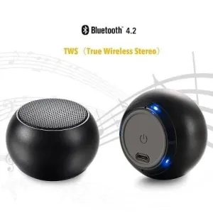 Mini Bluetooth Speaker with TWS Pairing | Compact Metal Body & Powerful Sound