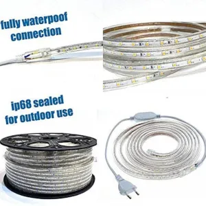 RGB LED Rope Strip Lights Waterproof Outdoor 5 Meter Length