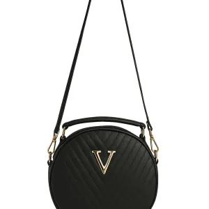 Trendy Sling Bag for Women Quilted Round Shape Crossbody Handbag with Stylish Finish