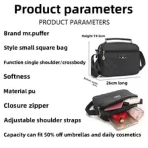 Stylish Quilted Sling Bag for Women & Girls – Office & Casual Use Everyday Crossbody