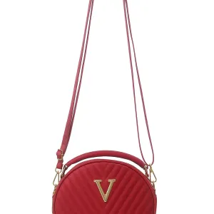 Trendy Sling Bag for Women Quilted Round Shape Crossbody Handbag with Stylish Finish