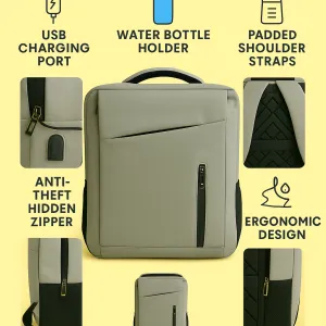 Laptop Bag for Office, School, Business Travel College Durable Laptop Backpack for Men & Women