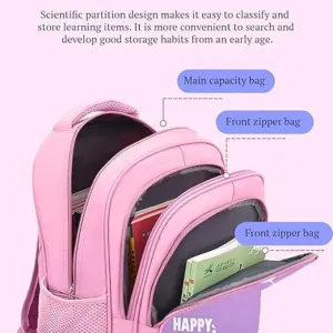 3D Cartoon School Bag for Kids Lightweight Water Resistant