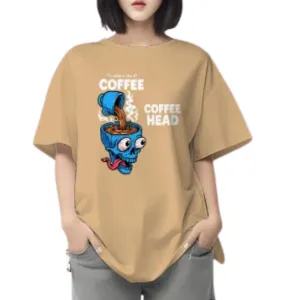 Women's Graphic Printed Cotton Short Sleeve T- Shirt