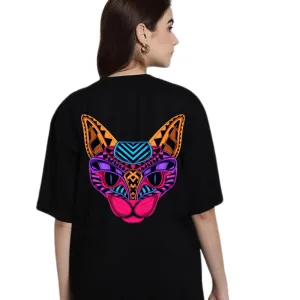 Women's Graphic Printed Cotton Short Sle...