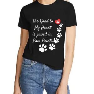 Pet Lover T-Shirt, The Road to My Heart...