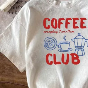 Women Short Sleeve Cotton Blend Oversized Printed Round Neck T-Shirt