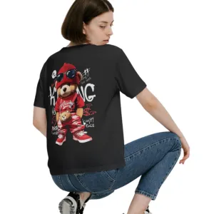 Women’s Graphic Cotton Tees I Printed Cotton T-Shirts I 100% Cotton Printed Tees