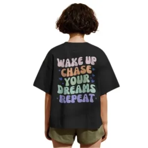 Women's 100% Cotton Oversized Half Sleev...