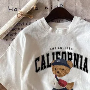 Women Short Sleeve Cotton Blend Oversized Printed Round Neck T-Shirt