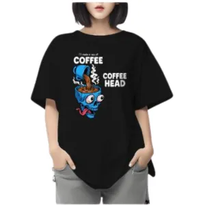 Women's Graphic Printed Cotton Short Sle...