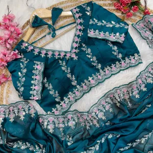 Women's Cotton Embroidery Straight Kurti Pant Set