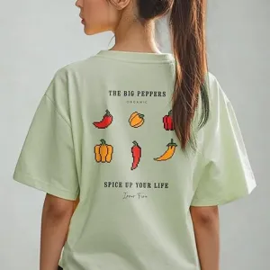 Women Boyfriend Cool Down Club Oversized T-Shirt