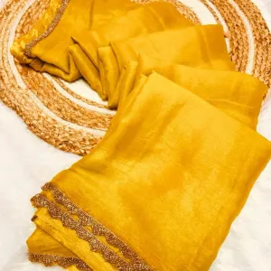 Lightweight Teal Organza Banarasi Silk S...