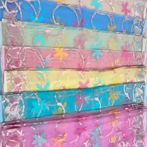 Muslin Saree Handcrafted Premium Blouse Piece Elegant Floral Design