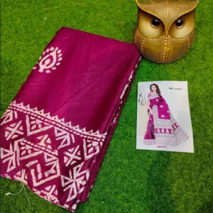 Premium Semi Pure Silk Saree with Blouse...