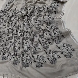 Premium Mul Cotton Saree with Designer E...