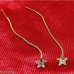 Beautiful, Fancy EarRing (Sui Dhaga STAR WHITE) Indian Fancy Casual daily use