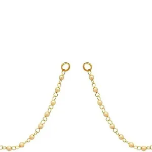 Gold Plated Ear Chain PEARL MOTI Traditi...