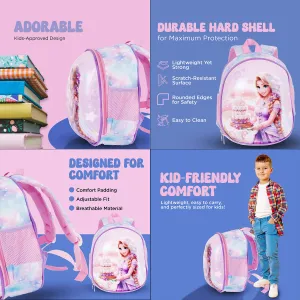 Hard Shell School Bag for Kids Durable Cartoon Backpack