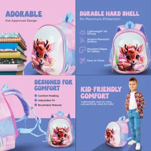 Kids Cartoon Hard Shell School Backpack Lightweight