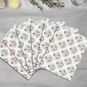 Handmade Wooden MDF Place mats Design Premium Printed of 4 Piece Dining Tablemat, Heat/Water Resistant Rectangular Placemats Size. 38 X 28 Centimeters