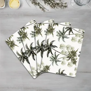 Handmade Wooden MDF Place mats Design Premium Printed of 4 Piece Dining Tablemat, Heat/Water Resistant Rectangular Placemats Size. 38 X 28 Centimeters