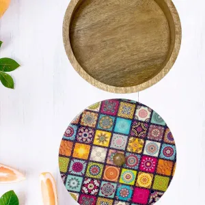 Wooden Chapati Casserole Hot Box