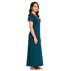 Women Alpine Nighty Comfortable Fit Stylish Nightwear