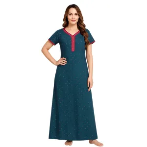 Women Alpine Nighty Comfortable Fit Stylish Nightwear