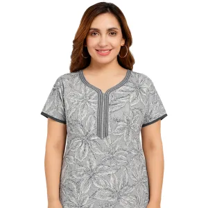 Women Alpine Nighty Easy Wear Soft Touch Sleep Dress